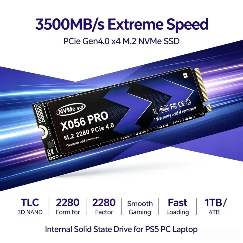 X056 PRO M.2 NVMe SSD 500GB 1T - đánh giá và giá M.2 Nvme 4Tb Pcie 4.0 Ssd