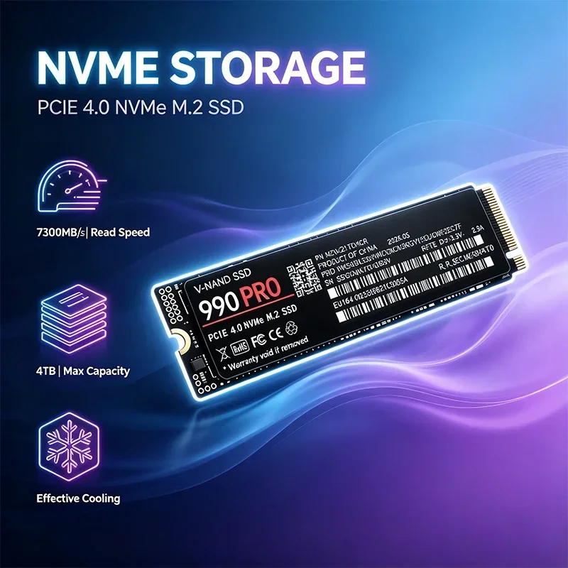 Gaming Drive 990 PRO M.2 NVMe  - đánh giá và giá M.2 Nvme 4Tb Pcie 4.0 Ssd