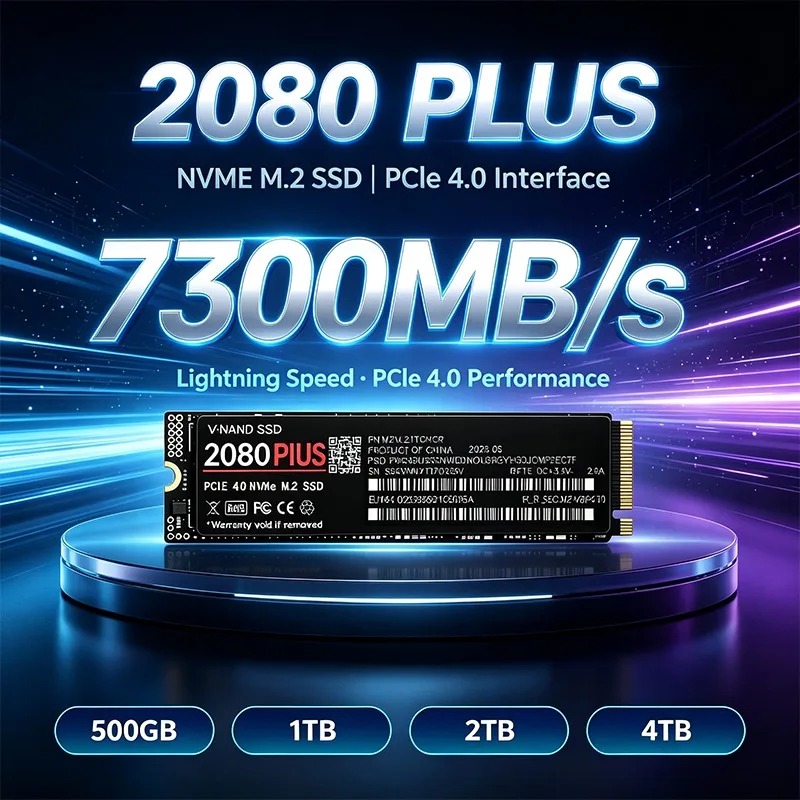 NEW 2080 PLUS NVMe M.2 2280 SS - đánh giá và giá M.2 Nvme 4Tb Pcie 4.0 Ssd