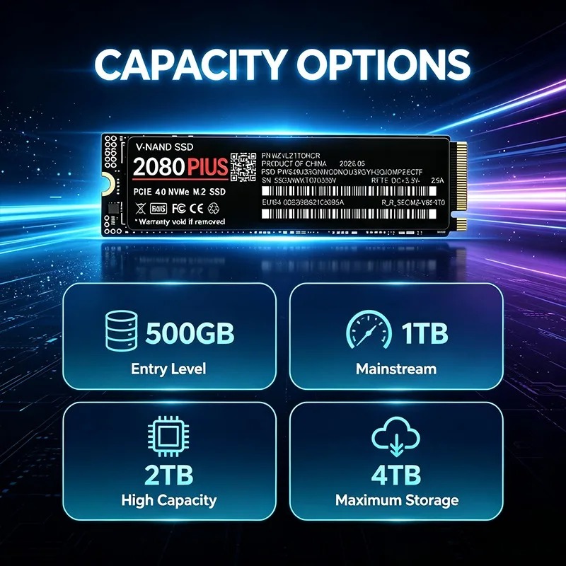 NEW 2080 PLUS NVMe M.2 2280 SS - đánh giá và giá M.2 Nvme 4Tb Pcie 4.0 Ssd