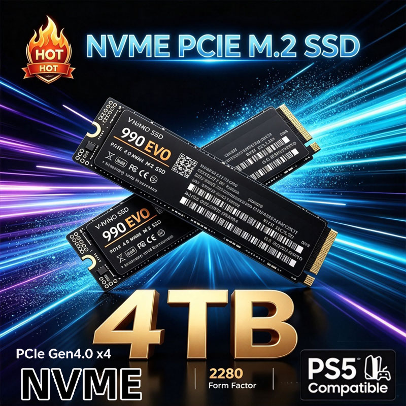 990 EVO Gaming M.2 NVMe SSD PC - đánh giá và giá M.2 Nvme 4Tb Pcie 4.0 Ssd