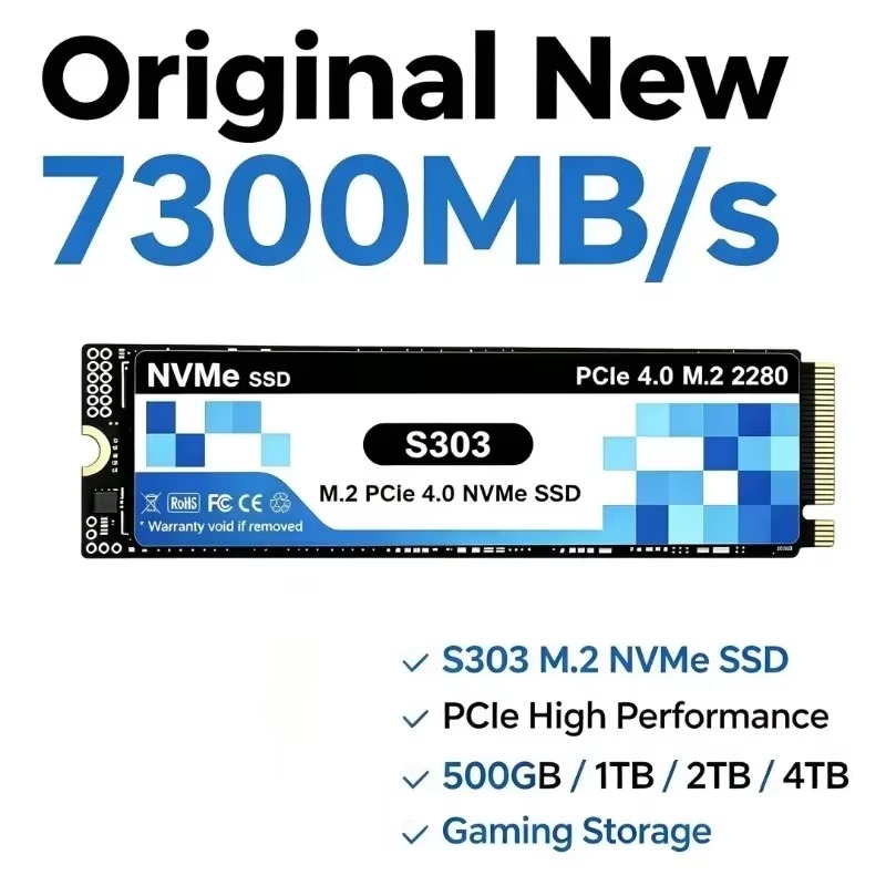S303 M.2 NVMe Internal 500GB/1 - đánh giá và giá M.2 Nvme 4Tb Pcie 4.0 Ssd