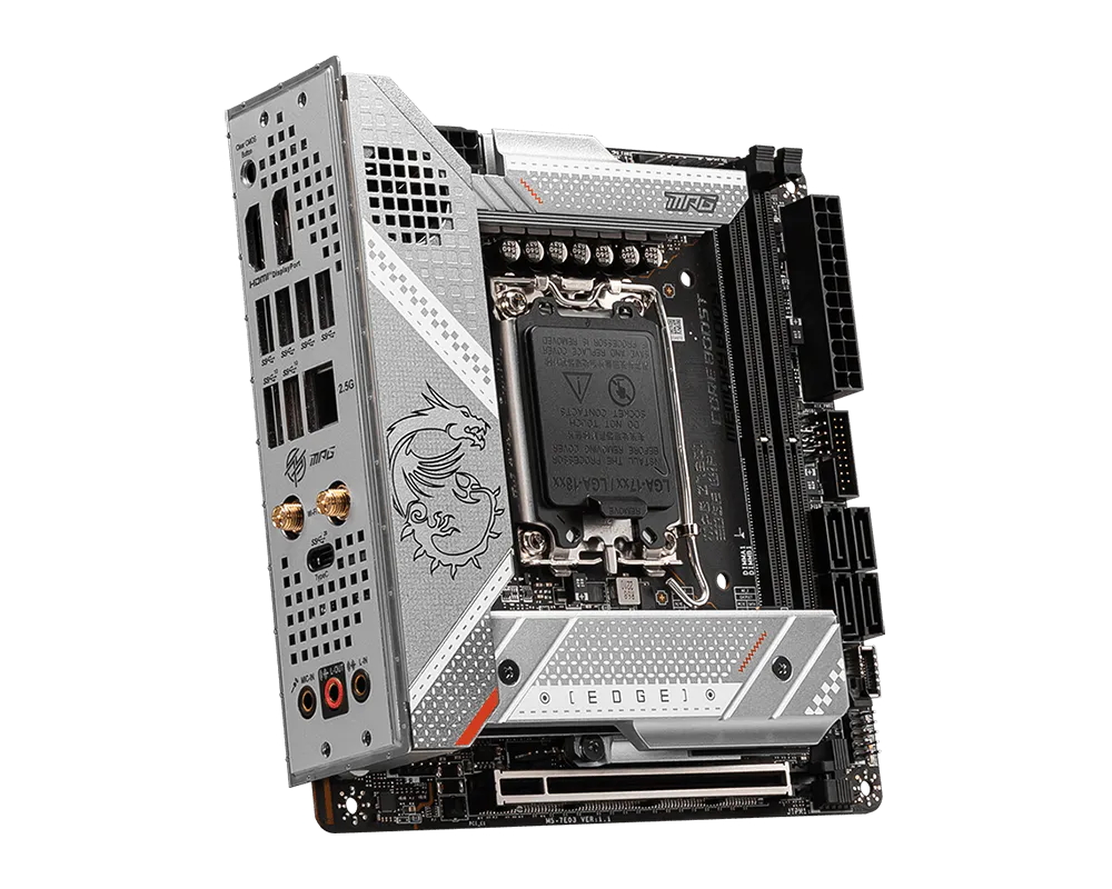 MSI MPG Z790I EDGE WIFI Mother - đánh giá và giá Lga 1700 Ddr5 Itx Motherboard